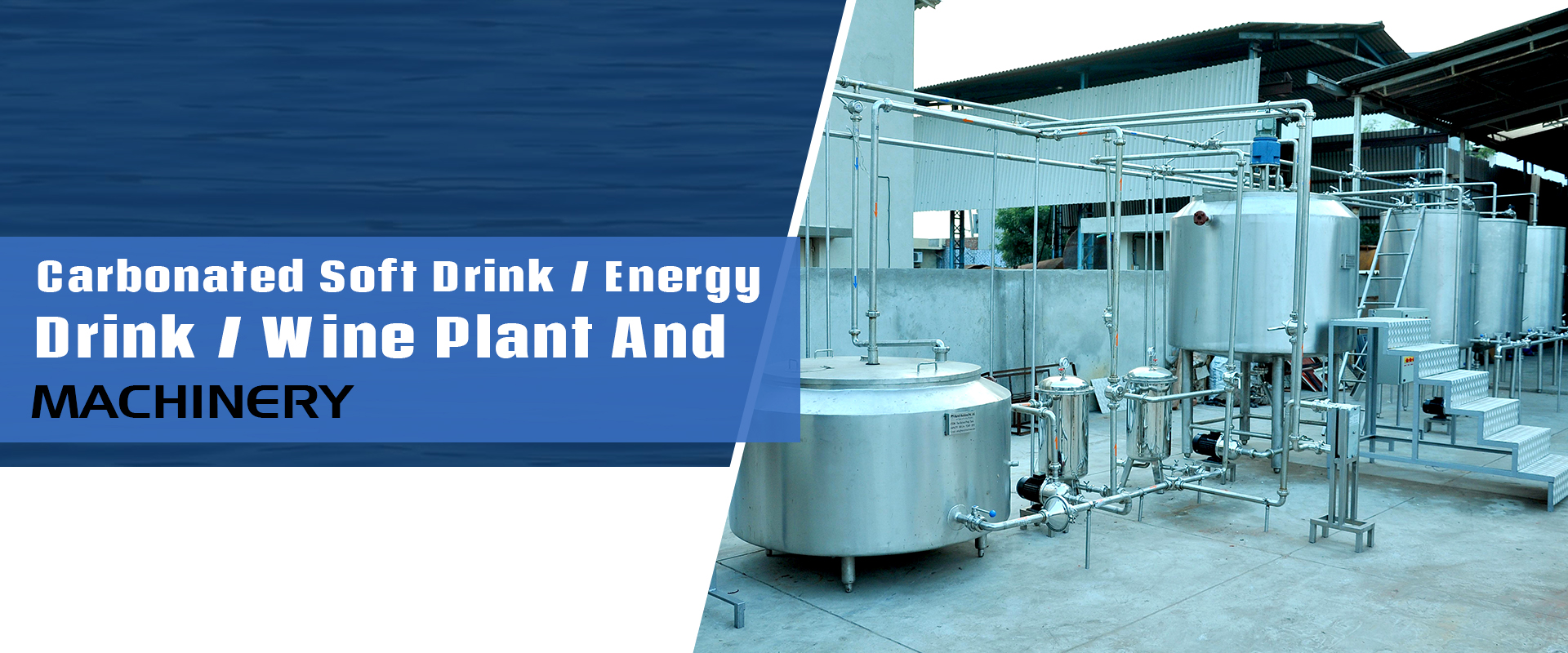 Carbonated Soft Drink / Energy Drink / Wine Plant And Machinery