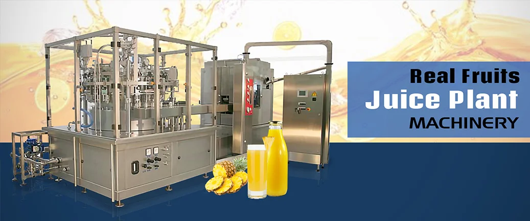 Real Fruits Juice Plant Machinery