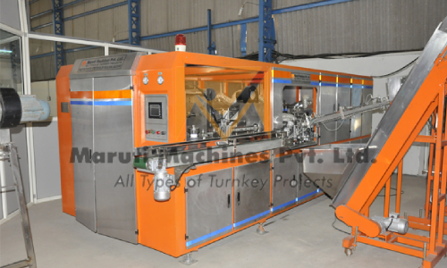 Fully Automatic 4-6-8 Cavity Pet Bottle Blow Molding Machine In Turin